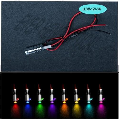 Mini 12v 3W LED light source engine for car interior Fiber optic light decoration