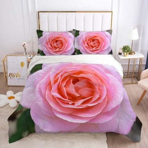 3D Bed Linen Set Flower Designer Duvet Cover Set Bedding Sets Quilt Covers and Pillow cases King Queen Full Twin Size Bedclothes