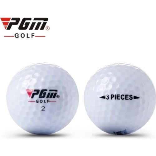 PGM 8pcs Outdoor Sport Golf Game Ball Training Match Competition Rubber Three Layers High Grade Golf Ball White D1139