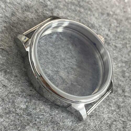 Polishing 42mm Watch Case Wear-resistant Exquisite Watch Cover Spare Parts for ETA6497 ST36 Movement