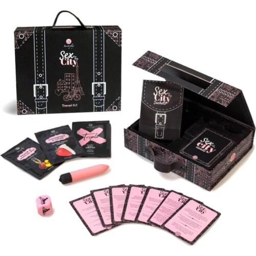 SECRETPLAY SEX IN THE CITY TRAVEL KIT (ES/EN/DE/FR/NL/PT), sexul3s toys, sexules toys, sex shop, couple erotic toys