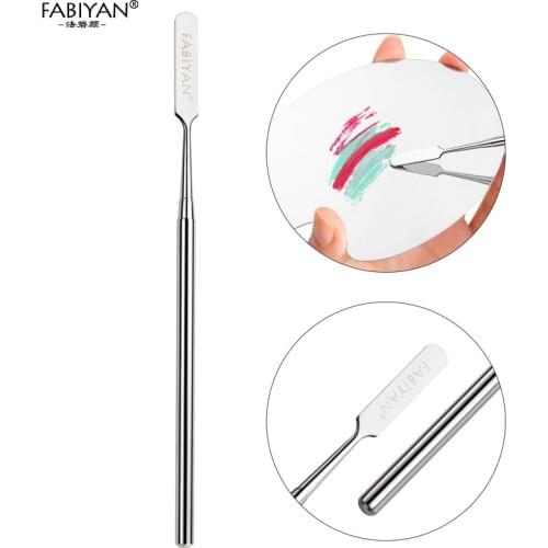 Spatula Cosmetic Makeup Stainless Steel Rod Mixing BB Cream Tools Foundation Eye Shadow Manicure Palette Polish UV Gel Nail Art