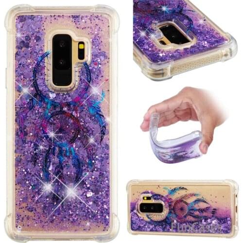 Wind Bell Sparkle Case sFor Celular Samsung S9 Plus Soft TPU Back Cover Cute Exotic Holsters Clips Case Samsung Galaxy S9 Plus