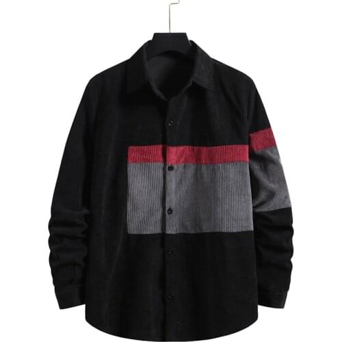 XINGTUO Mens Corduroy Shirts