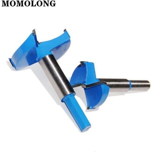 1PCS 16mm-60mm Woodworking Tools Hole Saw Cutter Hinge Boring Drill Bits Round Shank Tungsten Carbide Cutter Forstner Tips