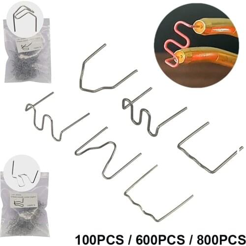 100PCS Automotive Wave Hot Staples Stainless Steel for Car Bumper Repair Bodywork Plastic Welding Repairing