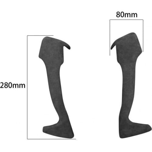 2Pcs Armrest Trim Strip Decoration Adhesive ABS Panel Molding Trim Strip for Subaru BRZ for Toyota 86 2013-2020