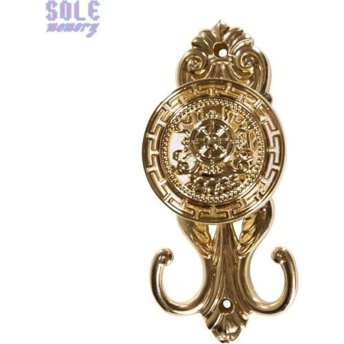 2pcs Vintage Metal Alloy Curtain Hook Tie Back Tieback Holders Hollow Wall Hooks Hanger Home Decor