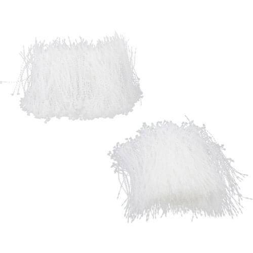 4'' 5'' 1000Pcs Hang Tag String Snap Lock Pin Loop Fastener Hook Ties