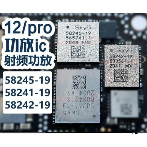 58241-19 58245-19 58242-19 53740-11 58232-19 PA IC for iphone 12/12Pro/Max Mini