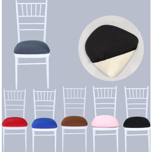 Elastic Chair Covers Suitable for Upholstered Chair Solid Color Removable Washable Seat Cushion Slipcover for Home Dining Room
