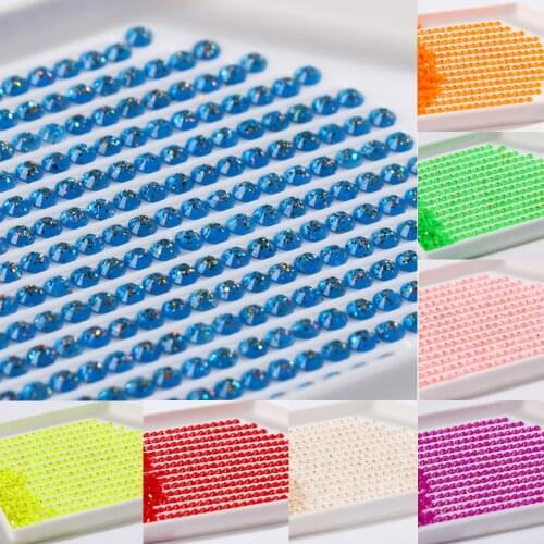 Point drill Stone Crystal Round Rhinestone for Diamond Painting Round and Square Resin Stone 5D Diamond Painting Resinstones