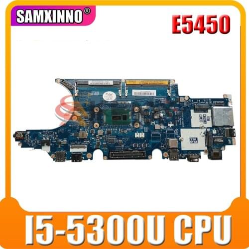 For DELL Latitude E5450 I5-5300U Laptop Mainboard CN-0YNX9N 0YNX9N ZAM70 LA-A901P SR23X Notebook MOTHERBOARD DDR3