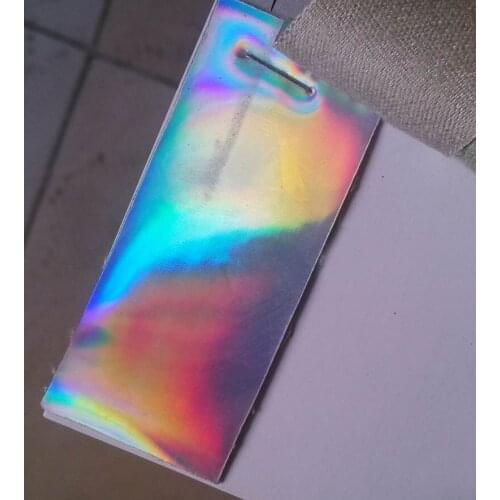 Hight quality soft Holographic TPU leather material sale by yard 137CM*91CM