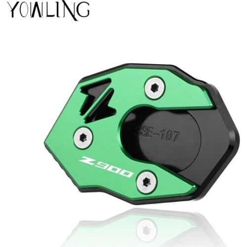 Motorcycle Kickstand Enlarger Support Side Stand Enlarge For KAWASAKI Z900 2017 2018 2019 2020 2021 Foot side stand extension