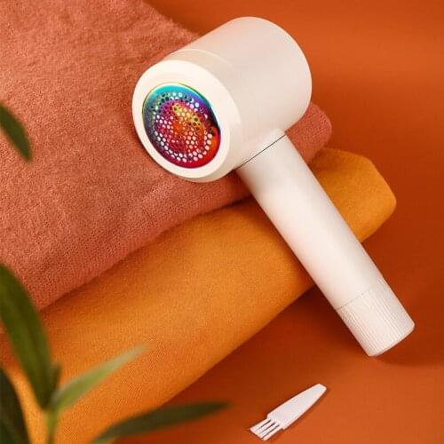 2 IN 1 Electric Lint Remover Portable Rechargeable Fuzz Shaver Clothes Sweater Fabric Pill Remover Lint Pellet Cutter