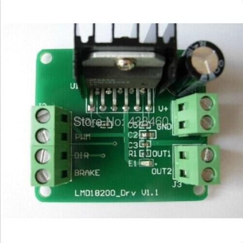 PWM Adjustable Speed Motor Driver Module LMD18200T 3A for Arduino Robot Project