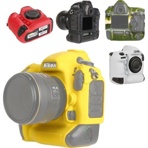 Rubber Silicon Case Body Cover Protector Skin for Nikon D5 Camera