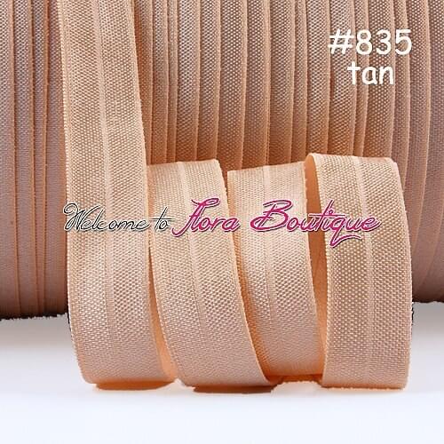 Fold over elastic in #835, more than 100 colors in stock, free shipping fold over elastic fold over elastic