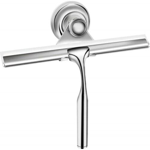 Shower Squeegees, Stainless Steel Shower Window Squeegees with Suction Cup Hook for Bathroom Mirror Window Glass Cleaning