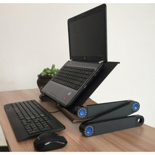Laptop Table Portable computer table foldable PC desk escritorio Adjustable ergonomics laptop pad Notebook stand on the bed sofa