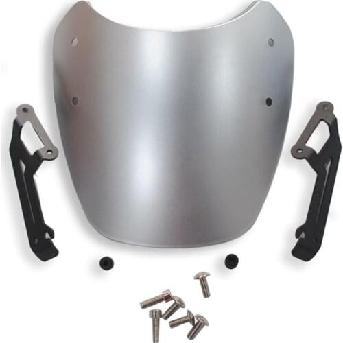 For Ducati Scrambler 2016-2018 Motorcycle Windscreen Windshield Shield Screen Visor Parabrisa with Bracket 2017 Accessories
