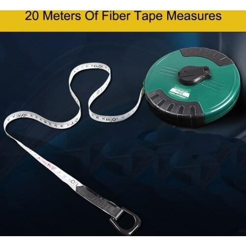Super Toughness Fiber Waterproof Tape 20 Meters Tape Box Ruler Ruler Shake Meter