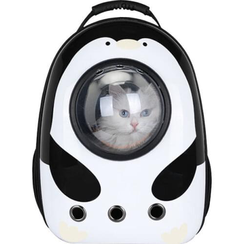 Cat Bag Breathable Portable Pet Carrier Bag Outdoor Travel Backpack for Cat Pet Carrier Transparent Space Pet Backpack