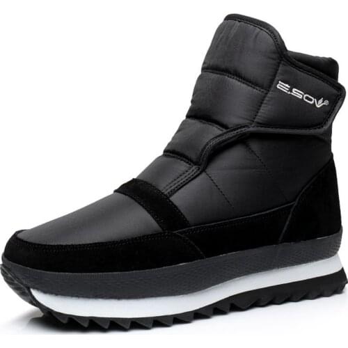 Winter Thick Womens Boots Warm Non-slip Short Plush Snow Boots Thick-soled Short Boots Outdoor Comfortable Winter Boots