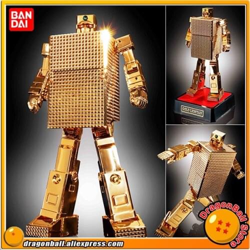 "Golden Warrior Gold Lightan" Original BANDAI Soul of Chogokin GX-32G24 Action Figure - Gold Lightan 24k Gold Plating Finish