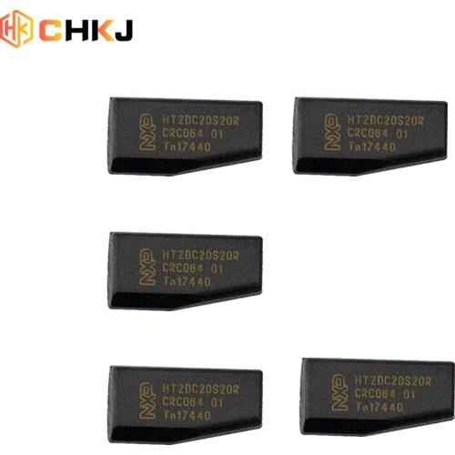 CHKJ 10PCS/Lot Original ID46 Car Key Chip Ceramic Blank ID46 Transponder Chip Carbon PCF7936AA Locksmith Supplies