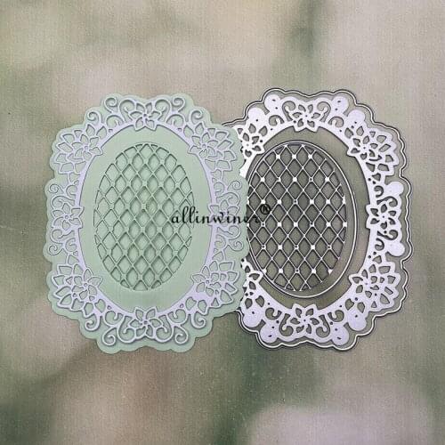 Flower frame Metal Cutting Dies Stencils Die Cut for DIY Scrapbooking Album Paper Card Embossing