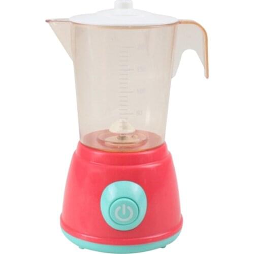 Home Kitchen Pretend Toy Blender Fruit Machine With Lights Play House Toys