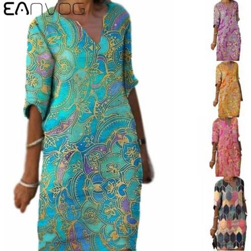 EAnvog Long Sleeve Summer Dresses