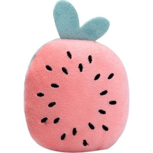 Pet Cats And Dogs Bite Resistant Interactive Plush Fruit Sounding Toy
