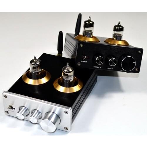 KYYSLB YJ-157846 DC12V2A Tube Tone Preamp Bluetooth 4.2 Bluetooth 5.0 APTX Machine Treble Bass Adjustment Amplifier Preamp