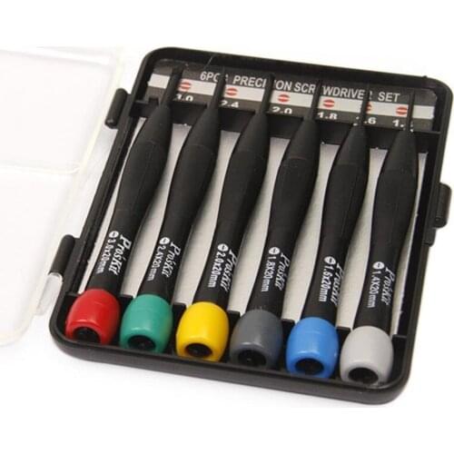 High quality 8PK-2062 6Pcs Electronic Screwdriver Set DIY Repair Hand Tools Set Tool Service Kit For Phone Toolkit