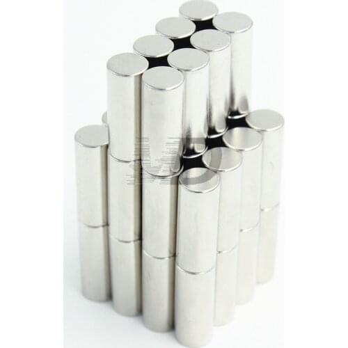 10pcs Neodymium N35 Dia 8mm X 20mm Strong Magnets Tiny Disc NdFeB Rare Earth For Crafts Models Fridge Sticking magnet 8x20mm