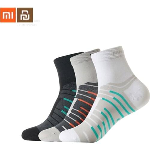 Xiaomi mija sports socks 3 pairs of breathable and quick-drying casual sports couple boat socks smart home