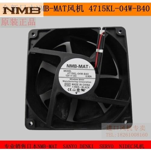 Original For NMB Blowers 4715KL-04W-B40 1238 12V axial fan