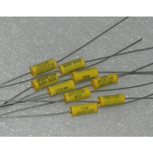 Original new 100% 150 630v0.0022uf 222k 222j 2.2NF axial film capacitor (Inductor)