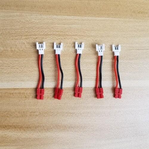 5PCS 3.7V Battery Connector Cable Conversion Wire Charging Adapter for Syma X5 X5C X5S X5SC X5SW RC Drone Conversion Accessory