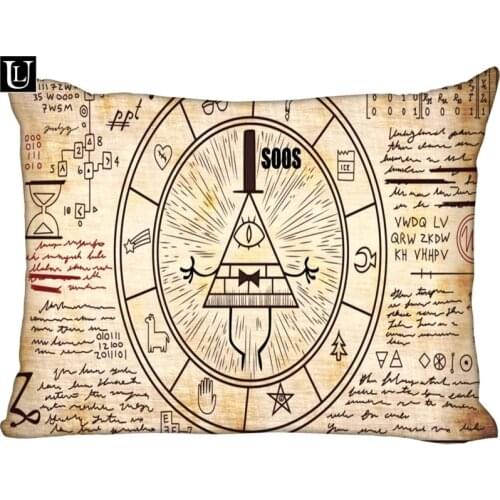 Custom Bill Cipher Rectangle Pillowcase zipper Classic Pillow Case Customized Pillow Case Covers (Two Sides)