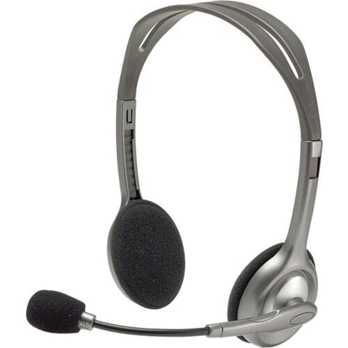 3.5mm Wired Headphone with Mic Noise Cancelling for Computer PC Education