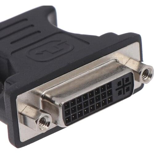 ALLOYSEED 24 + 5Pin DVI Female to 15Pin VGA Male Cable Extender Adapter Converter Cable Connector For HDTV CRT Monitor Projector