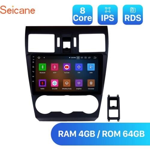 Seicane Android 10.0 DSP RAM 4GB Car GPS Multimedia Player Radio for 2014 2015 2016 Subaru Forester Stere 9 Inch IPS Carplay RDS