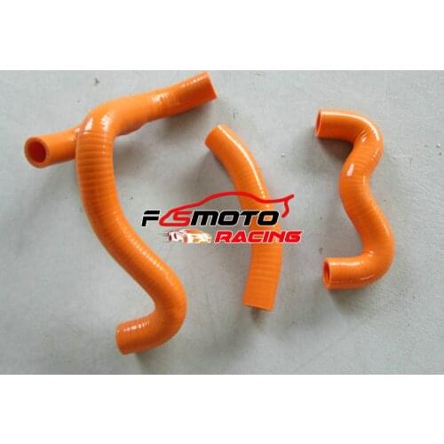 Orange Silicone Radiator Hose For KTM 50 SX SXS Mini 49cc/50cc 2012-2020 & Husqvarna TC 50 TC50 Mini 2017-2020