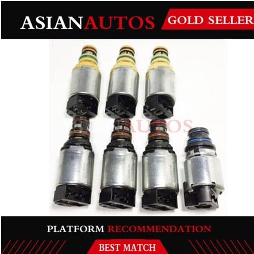 7pcs/Set Tested Original 6T45E 6T40 Transmission Shift Solenoid for Chevrolet Cruze Epica Lacetti Astra Antara Saab 9'4