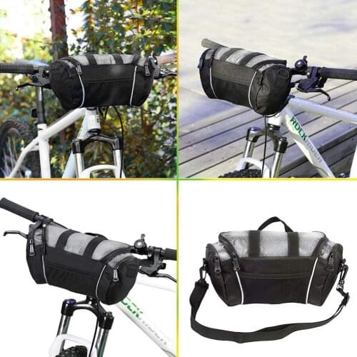 5L Capacity Motorcycle Scooter Bike Front Handlebar Bag Waterproof Cycling Headstock Pouch Carrier