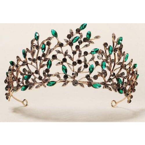 Bridal Crown Headwear Semi-circle Luxury Rhinestone Inlaid Headband for Female Wedding Birthday Hair Accessories TT@88